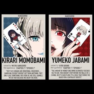 Kakegurui Character Match Anime Keychain